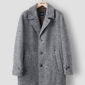 Todd Snyder Wool Carcoat in Herringbone